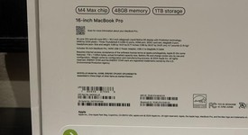 New
													MacBook Pro 2024 - 16" - Apple M4 Max 16-core, Space Black, 1 TB, 48 GB, photo 3 of 4