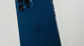 Fair
													Apple iPhone 12 Pro Max - Unlocked, Pacific Blue, 256 GB, A2342, photo 3 of 10