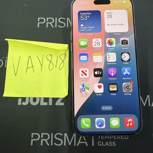 Apple iPhone 16 Pro Max - Unlocked, 256 GB, Natural, A3084