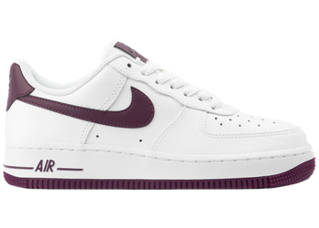 Nike Air Force 1 Low Patent White Bordeaux (Women's) for sale