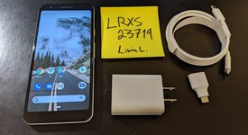 Good
													Google Pixel 3a - Unlocked, White, 64 GB, 4 GB, G020G, photo 1 of 4
