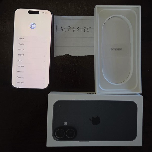 Apple iPhone 17 - Unlocked, 256 GB, Black, A3258