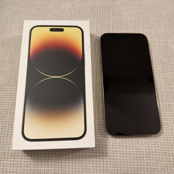 Apple iPhone 14 Pro Max - Unlocked, 128 GB, Gold, A2651