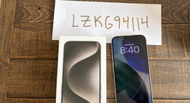 Good
													Apple iPhone 15 Pro - Unlocked, Natural, 128 GB, A2848, photo 1 of 10