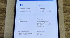 Good
													OnePlus 10T - Unlocked, Black, 128 GB, 8 GB, photo 1 of 13