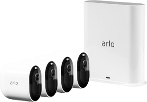 Arlo Pro 3 Camera System - White, 4 Camera