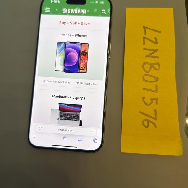 Apple iPhone 15 Pro Max - Unlocked, 512 GB, Natural, A2849