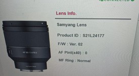 Mint
													Samyang AF 50mm f1.4 FE II, photo 3 of 11