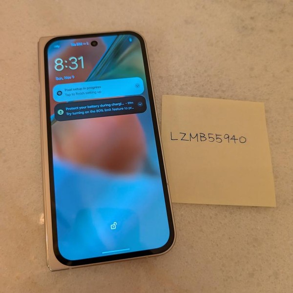 Google Pixel 9 Pro Fold - Unlocked, 256 GB, Porcelain, GGH2X