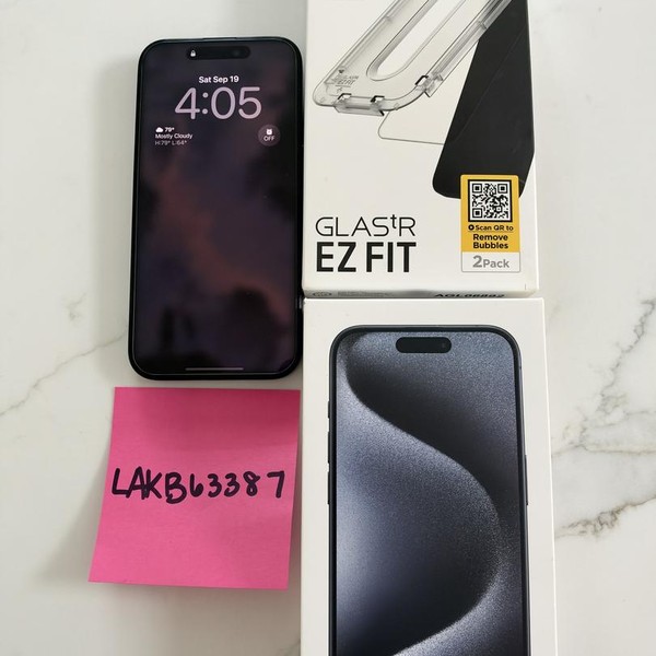 Apple iPhone 15 Pro - Unlocked, 256 GB, Blue, A2848