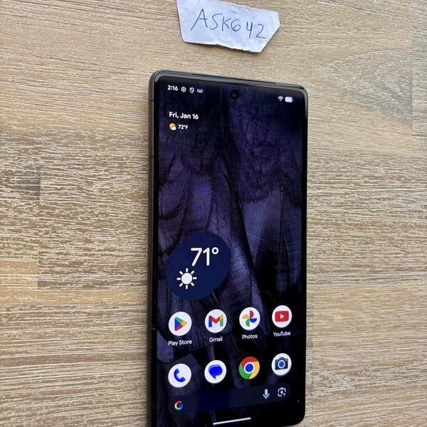 Google Pixel 7 - Unlocked, 128 GB, Obsidian, 8 GB, GVU6C, Sub-6 5G