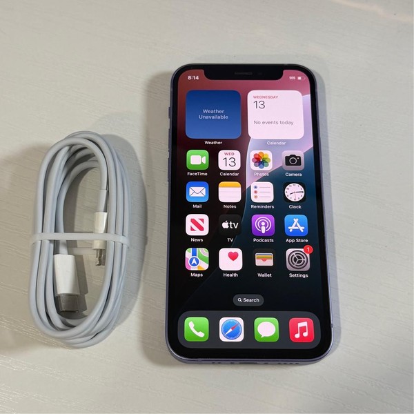 Apple iPhone 12 Mini - Unlocked, 64 GB, Purple, A2176