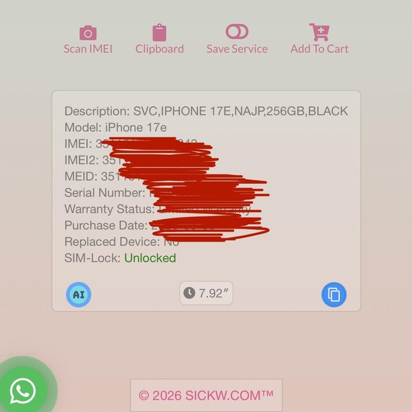 Apple iPhone 17e - Unlocked, 256 GB, Black, A3575