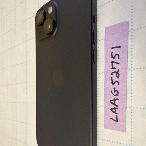 Apple iPhone 15 - Unlocked, 128 GB, Black, A2846