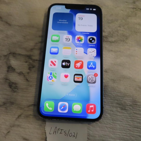 Apple iPhone 13 - Unlocked, 128 GB, Blue, A2482