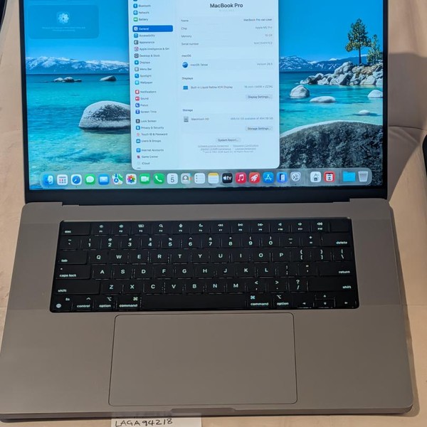 MacBook Pro 2023 - 16 inch - 512 GB, Gray, 16 GB, Apple M2 Pro 12-core