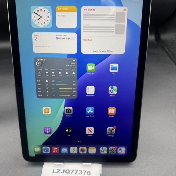 Apple iPad Air 4th Gen - Wi-Fi, 64 GB, Gray, A2316