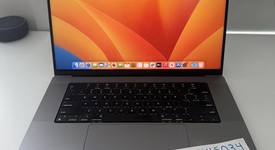 Good
													MacBook Pro 2021 - 16" - Apple M1 Pro 10-core, Gray, 512 GB, 16 GB, photo 1 of 2