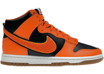 Nike Dunk High University Chenille Swoosh Safty Orange for sale