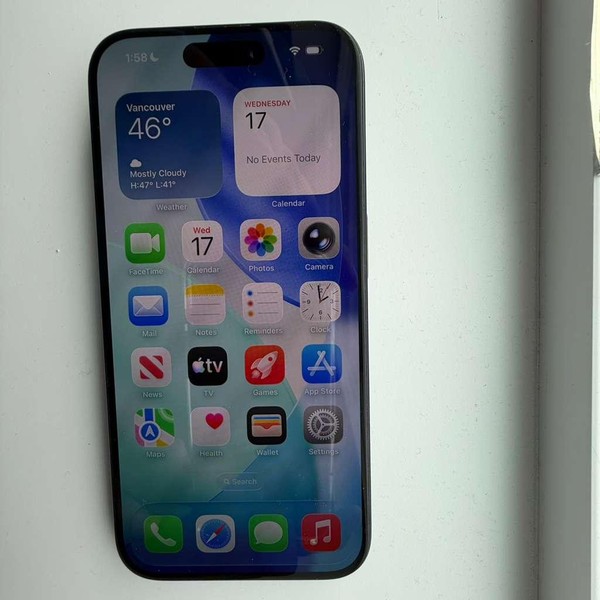 Apple iPhone 15 Pro - Unlocked, 128 GB, Blue, A2848