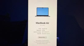 Mint
													MacBook Air 2022 - 13" - Apple M2, Midnight, 256 GB, 8 GB, photo 3 of 8