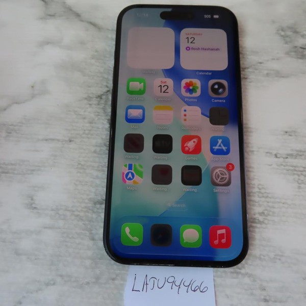 Apple iPhone 15 - Unlocked, 256 GB, Black, A2846