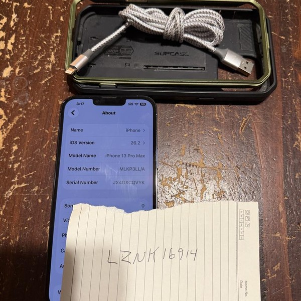 Apple iPhone 13 Pro Max - Unlocked, 128 GB, Sierra Blue, A2484