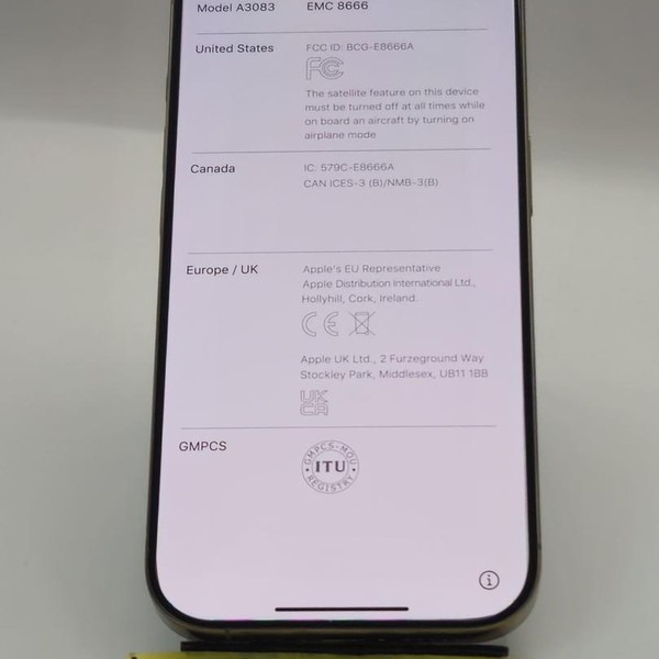 Apple iPhone 16 Pro - Verizon, Natural, 256 GB, A3083