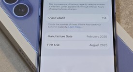 Mint
													Apple iPhone 16 - Unlocked, Ultramarine, 128 GB, A3081, photo 4 of 10