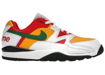 Nike Cross Trainer Low Supreme White Yellow Red for sale