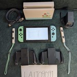 Good Nintendo Switch - 32 GB, Green & Blue, Animal Crossing: New Horizons