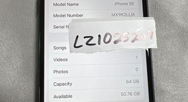 Good
													Apple iPhone SE 2nd Gen 2020 - Unlocked, Black, 64 GB, A2275, photo 2 of 8