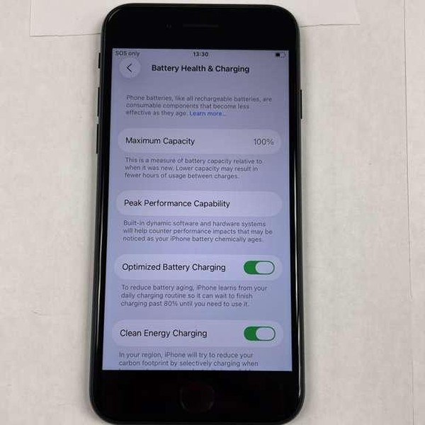 Apple iPhone SE 3rd Gen 2022 - Unlocked, 64 GB, Midnight, A2595