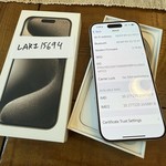 Mint Apple iPhone 15 Pro - Unlocked, 128 GB, White, A2848