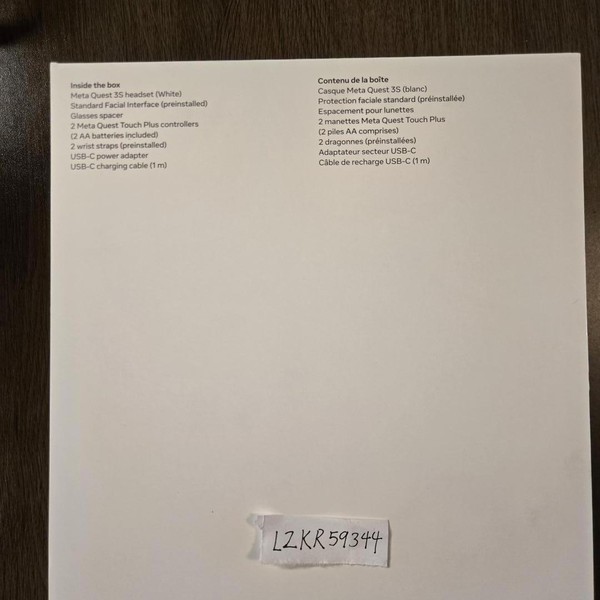 Meta Quest 3S - 128 GB