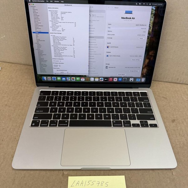 MacBook Air 2024 (M3) - 13 inch - 256 GB, Starlight, 8 GB, Apple M3, 8-core GPU
