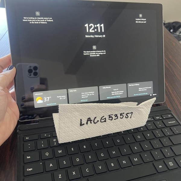 Microsoft Surface Pro 7 Plus - 256 GB, Platinum, 16 GB, Intel Core i7, Wi-Fi