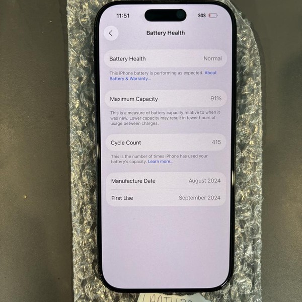 Apple iPhone 16 Pro - Unlocked, Black, 256 GB, A3083