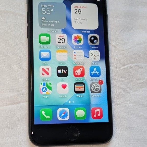 Apple iPhone SE 2nd Gen 2020 - Unlocked, 64 GB, Black, A2275