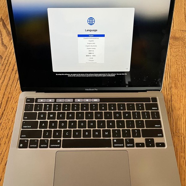 MacBook Pro 2020 - 13 inch - 256 GB, Silver, 8 GB, Apple M1