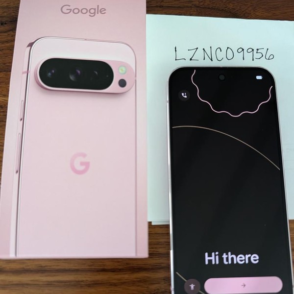 Google Pixel 9 Pro - Unlocked, 256 GB, Rose, 16 GB, GR83Y