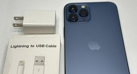 Good
													Apple iPhone 12 Pro Max - Unlocked, Pacific Blue, 128 GB, A2342, photo 2 of 7