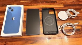 Good
													Apple iPhone 13 - Unlocked, Blue, 128 GB, A2482, photo 1 of 13