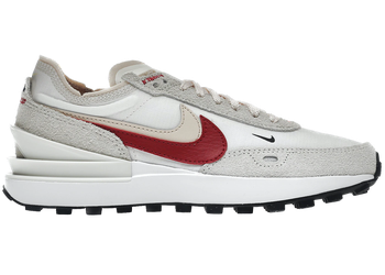 Nike Waffle One SE Sail Pearl White Black Gym Red (Women's) for sale