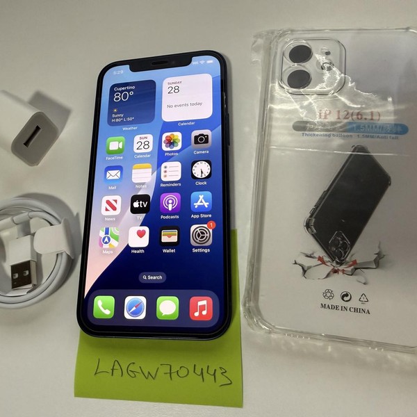 Apple iPhone 12 - Unlocked, 128 GB, Blue, A2172