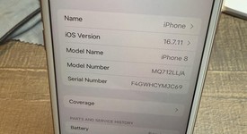 Good
													Apple iPhone 8 - Unlocked, Gold, 64 GB, A1905, GSM, photo 4 of 9