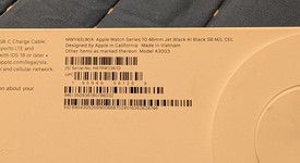 Good
													Apple Watch Series 10 46mm - Unlocked, Black, A3003 - Cellular, Aluminum, photo 2 of 16