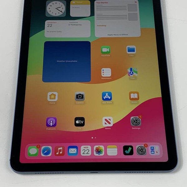 Apple iPad Air 5th Gen - Unlocked, 64 GB, Blue, A2589