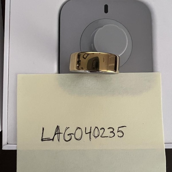 Oura Ring Gen 4 - Gold, Size 7