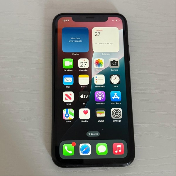 Apple iPhone Xr - Unlocked, Black, 128 GB, A1984